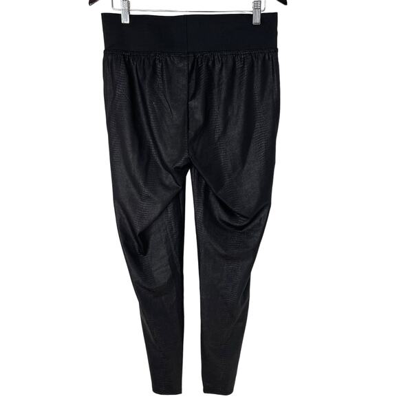 80s 90s Retro Vibe Faux Snakeskin Pants Leggings Size 12 - Picture 2 of 7